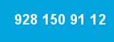 928 150 91 12 928 150 91 12